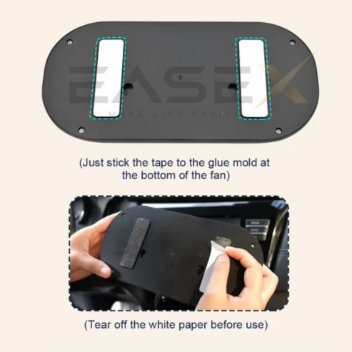 Dual Head Car Cooling Fan™ | 360° Adjustable Airflow For Driver & Passenger
