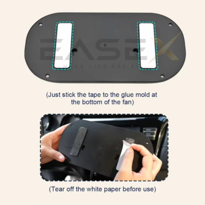 Dual Head Car Cooling Fan™ | 360° Adjustable Airflow For Driver & Passenger